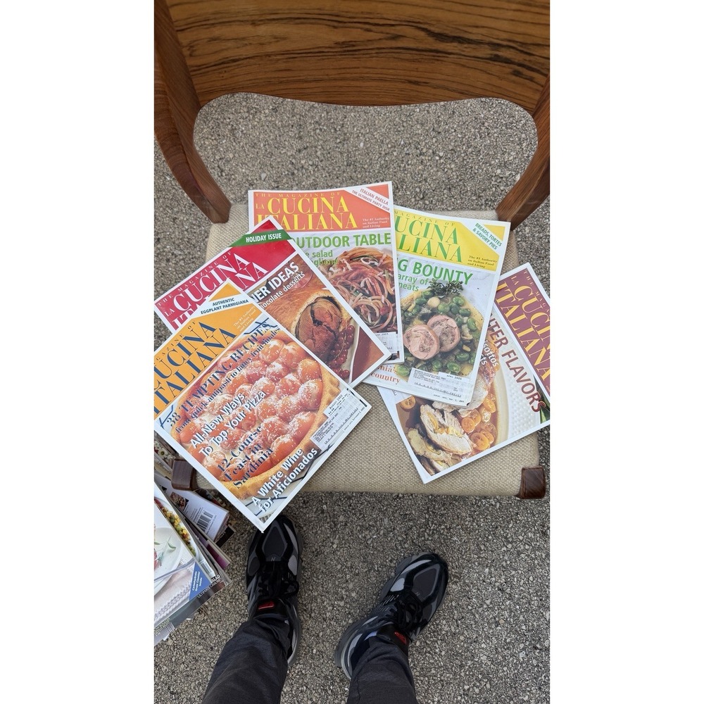 La Cucina Italiana Magazine‎ Lot 5 2002 2003 2005 Italian Cooking Food